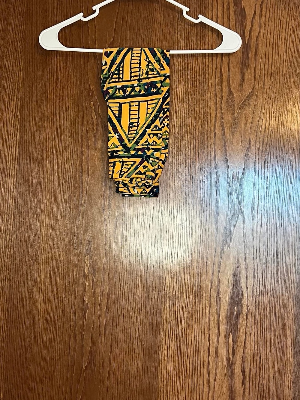 LuLaRoe Yellow and Black Tribal Print Kids Leggings